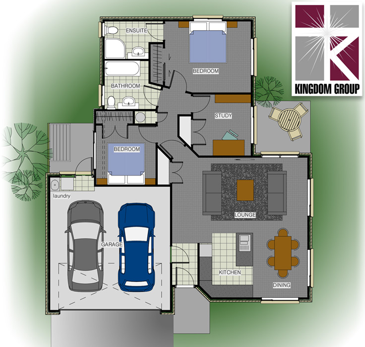 Pohutakawa - Large Two Bedroom, Single Bathroom,  freehold home with separate ensuite, study and double garage available for sale in Bay of Plenty, NZ.
